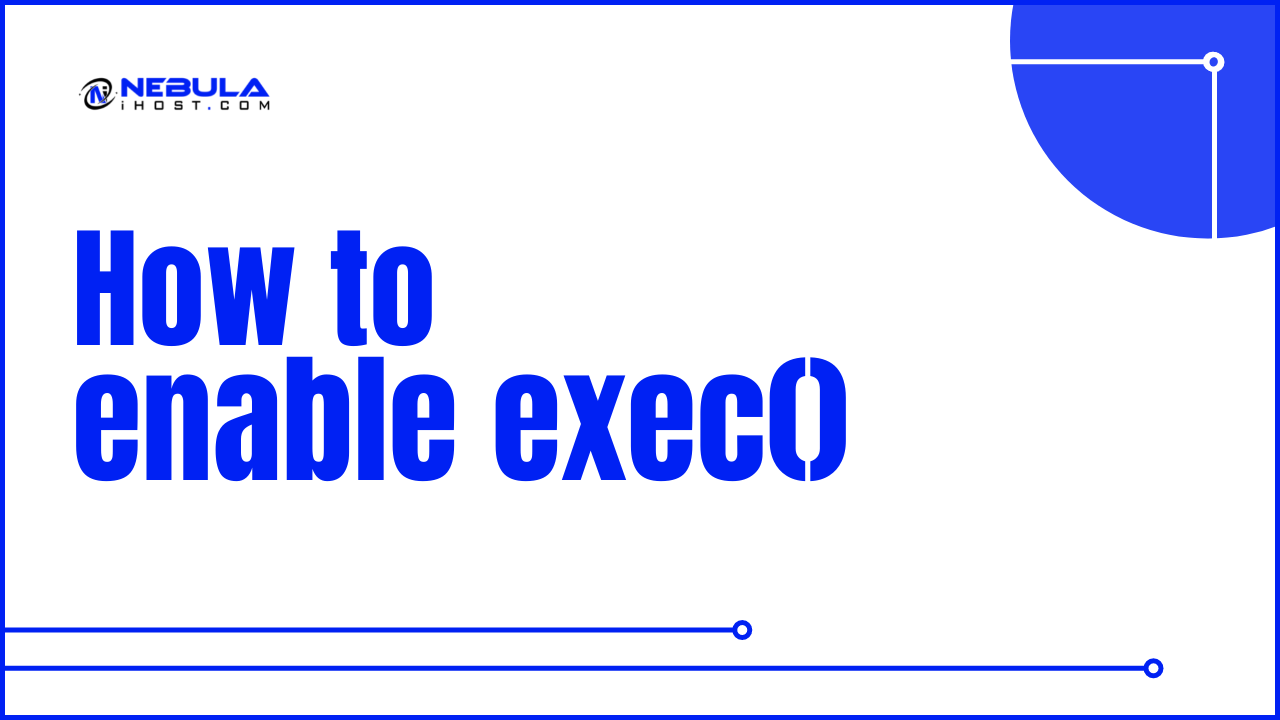 You are currently viewing How to enable exec()